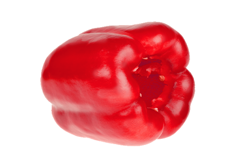 Ontkernde paprika