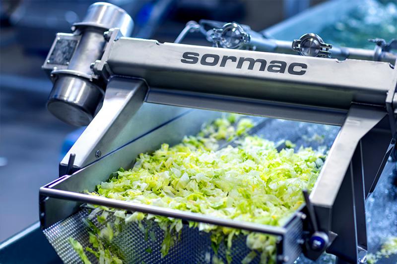 Gewassen ijsbergsla op Spiraalwasser SW-50 - Sormac.jpg